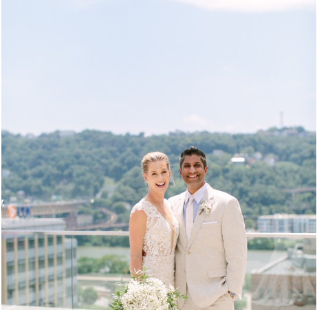 Alison Riske Stephen Amritraj wedding 1